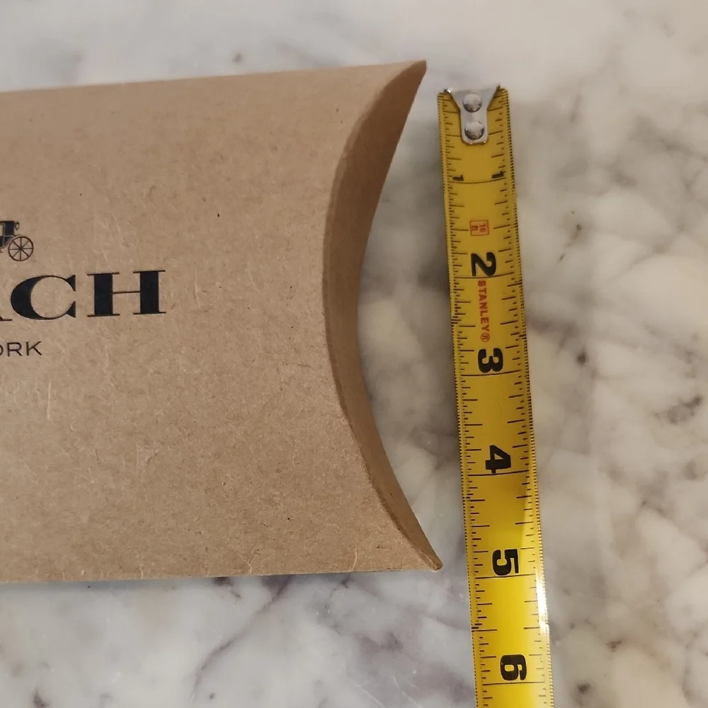 Coach Tan Pillow Gift Box NEW